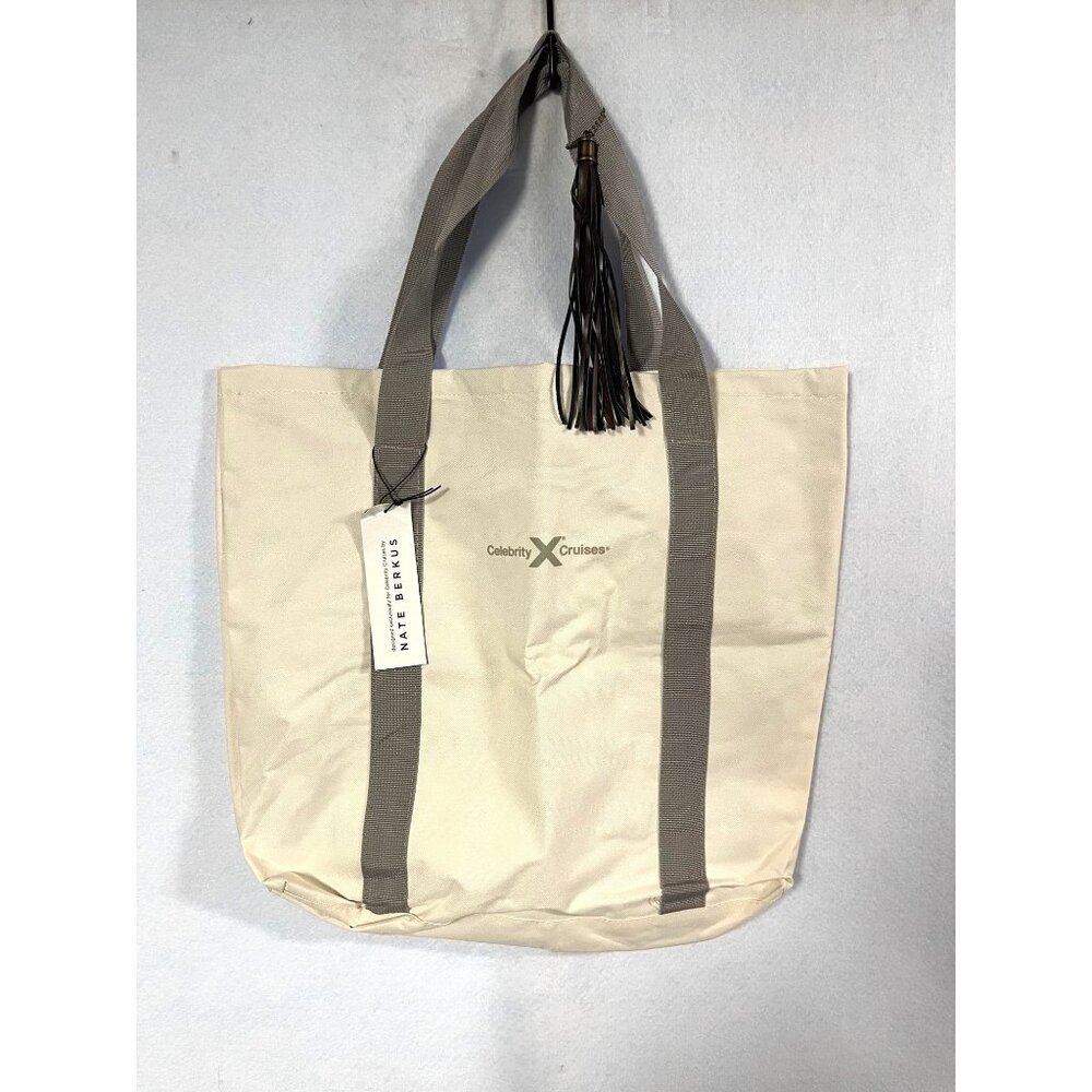 Nate Berkus Celebrity Cruise Canvas Bag Beach BRAND NEW 19”x17” Bag NWT